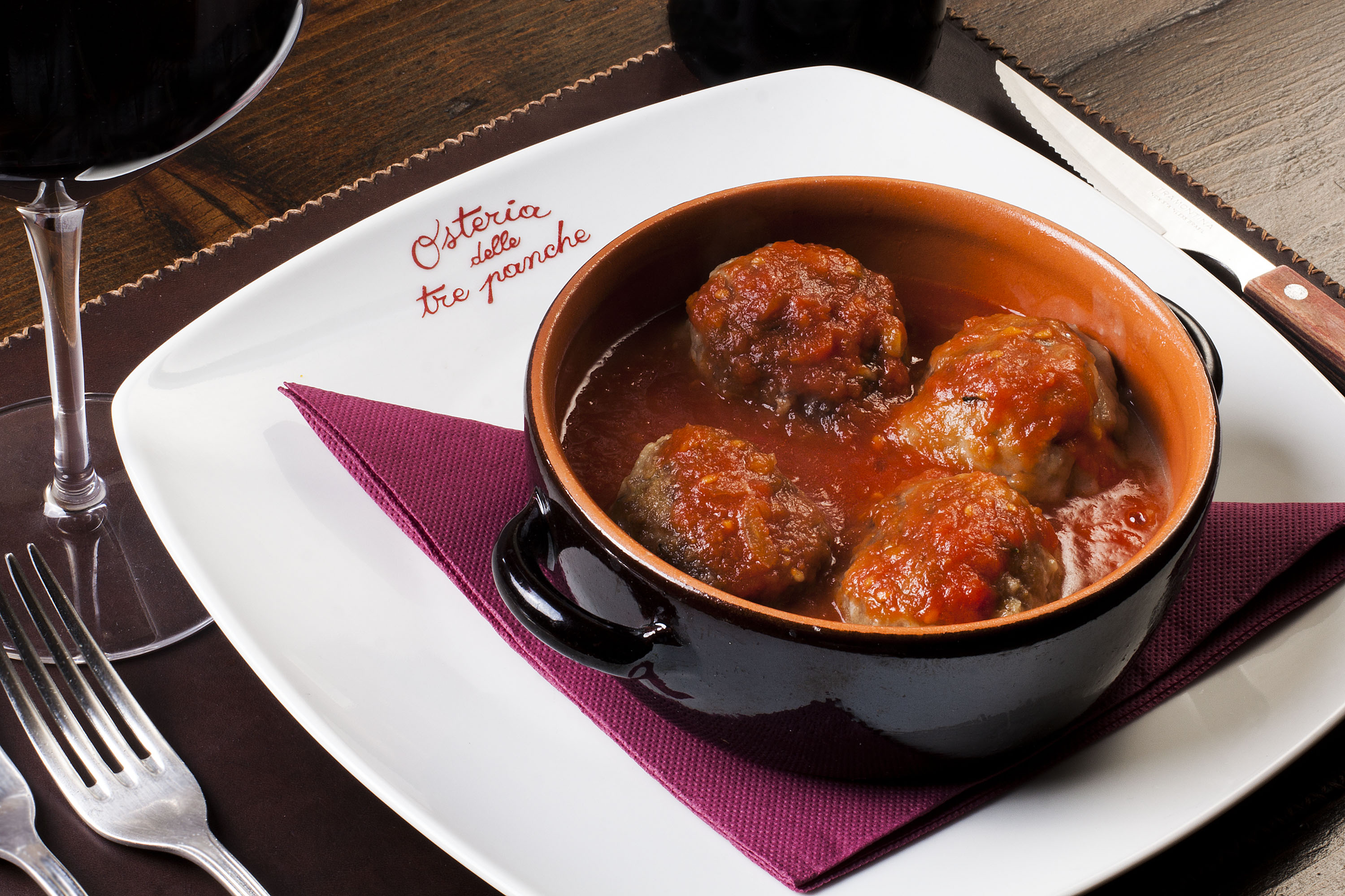 Polpette di manzo al pomodoro | Osteria delle Tre Panche